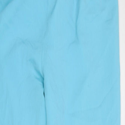 ELVI Womens Blue Polyester Trousers Size 20 L30 in Regular
