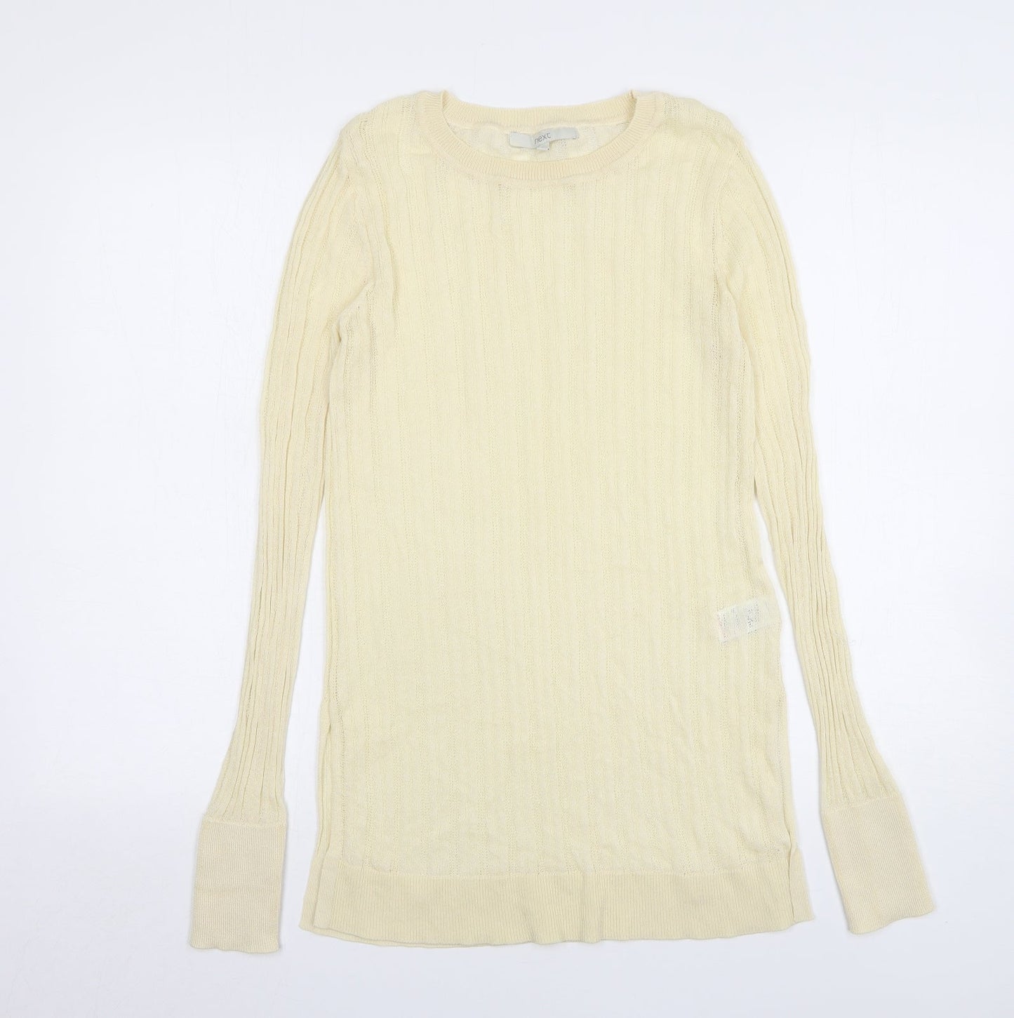Womens UK Size 10 NEXT Beige Pullover Jumper