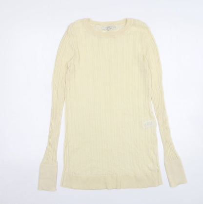 Womens UK Size 10 NEXT Beige Pullover Jumper
