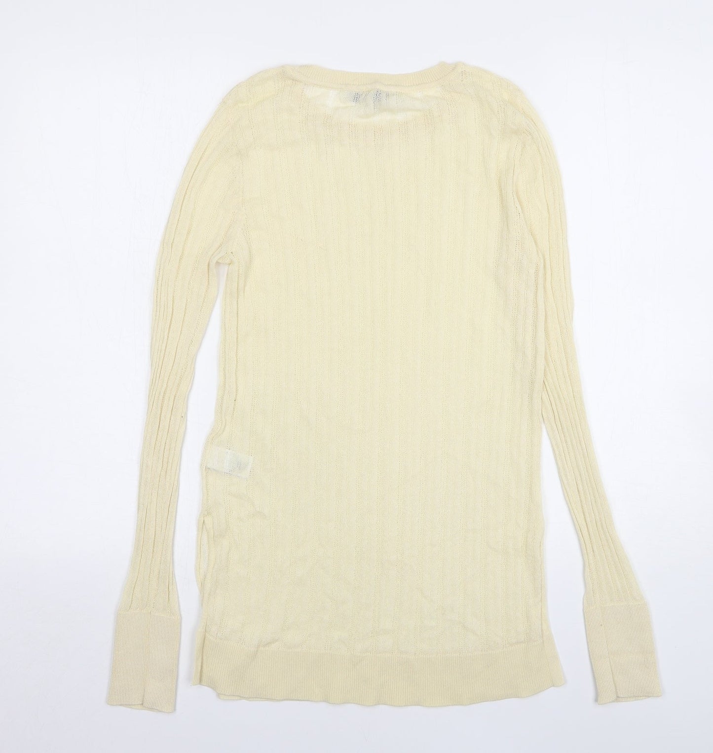 Womens UK Size 10 NEXT Beige Pullover Jumper