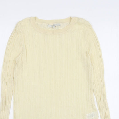 Womens UK Size 10 NEXT Beige Pullover Jumper