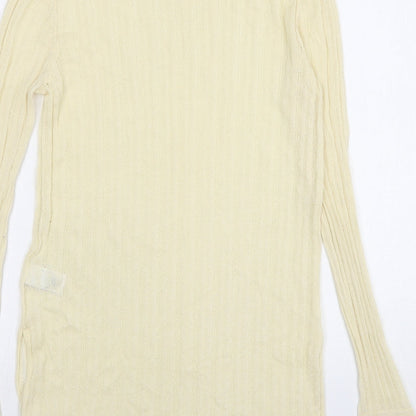 Womens UK Size 10 NEXT Beige Pullover Jumper