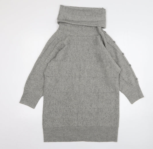 Womens UK Size M Wallis Grey Pullover Jumper