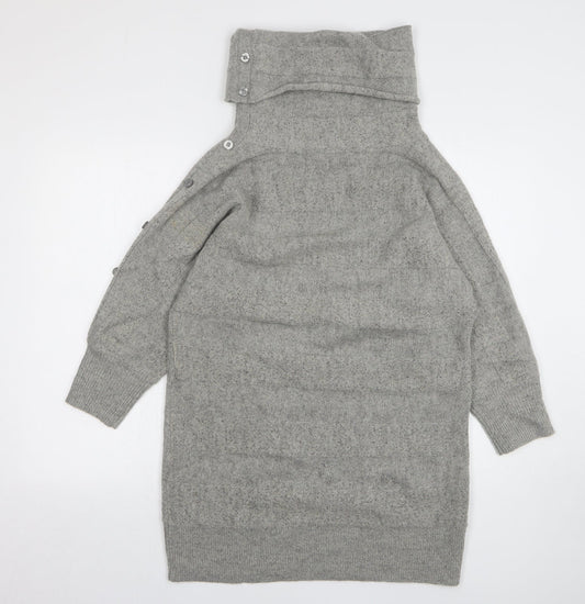 Womens UK Size M Wallis Grey Pullover Jumper