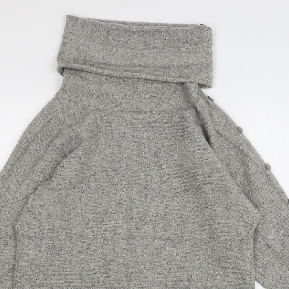 Womens UK Size M Wallis Grey Pullover Jumper