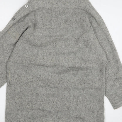 Womens UK Size M Wallis Grey Pullover Jumper