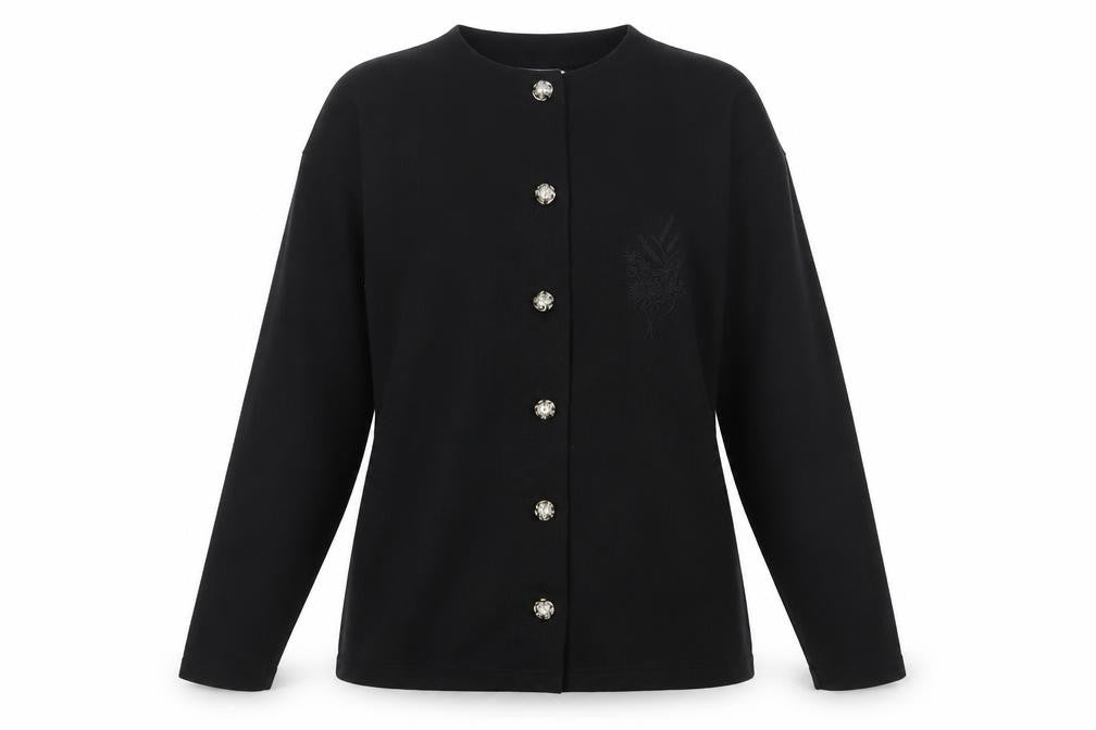 Womens UK Size M South Lodge Black Cardigan Jumper