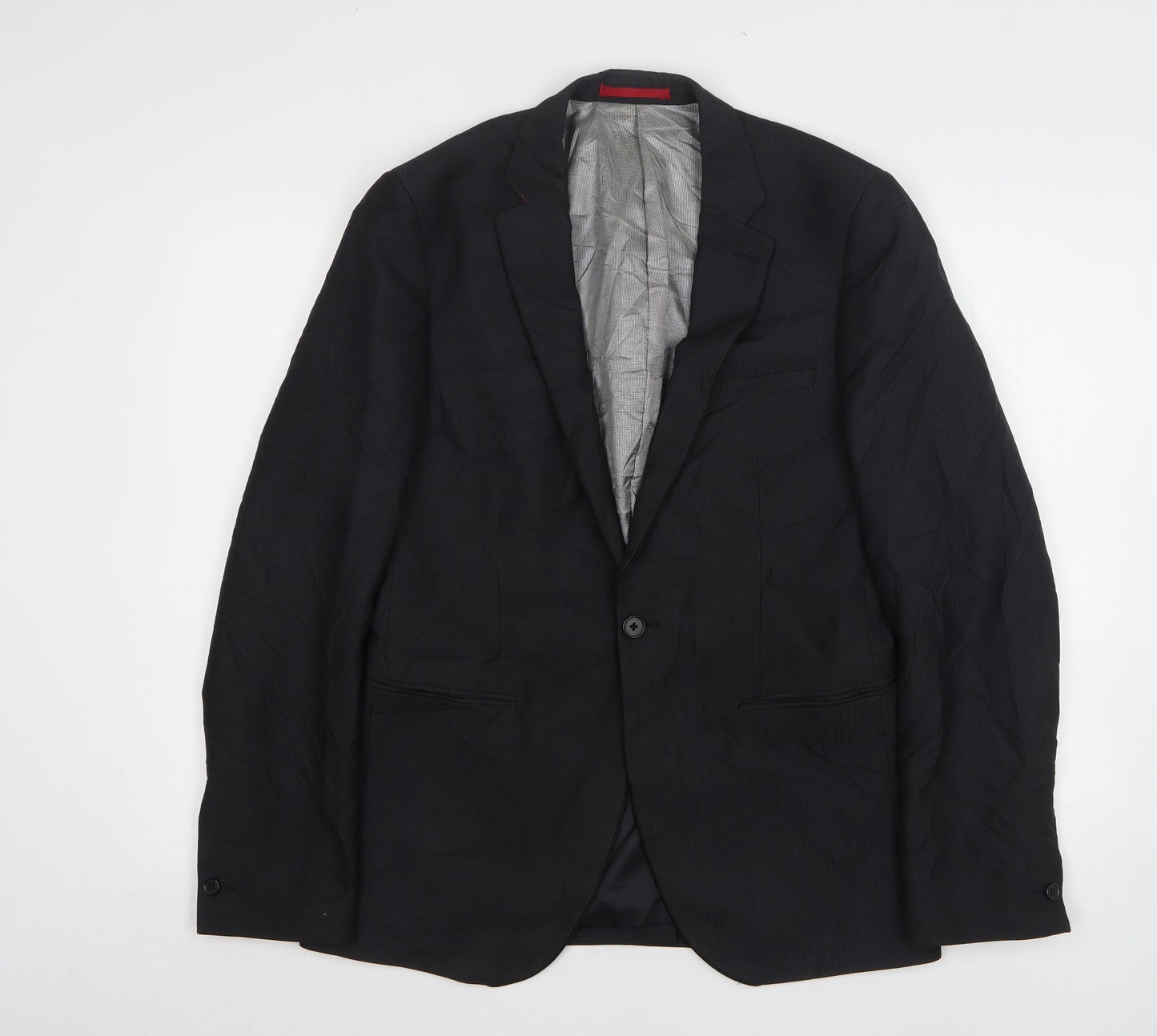 Mens UK Size 38 Ventuno 21 Regular Black Suit Jacket