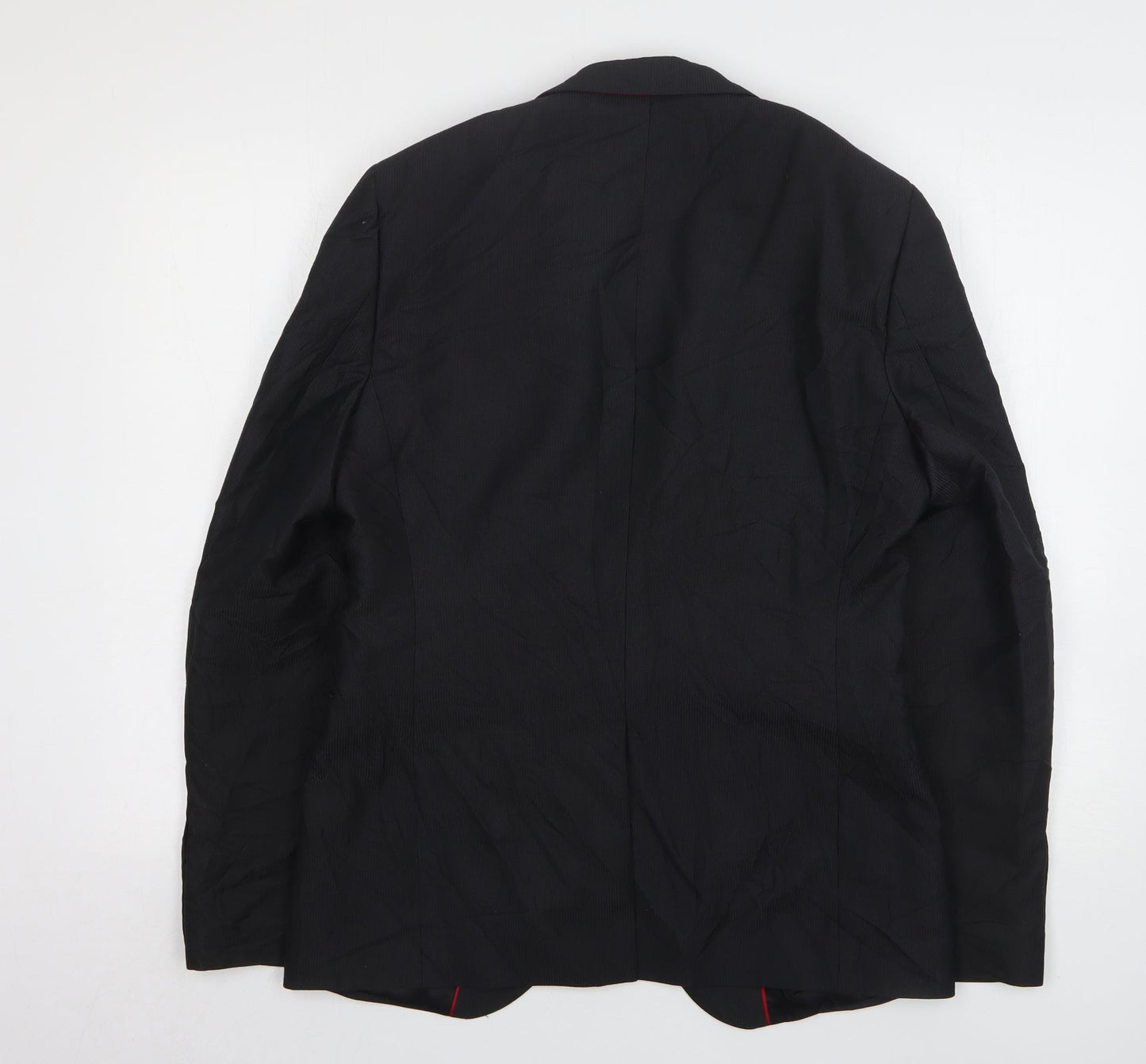 Mens UK Size 38 Ventuno 21 Regular Black Suit Jacket