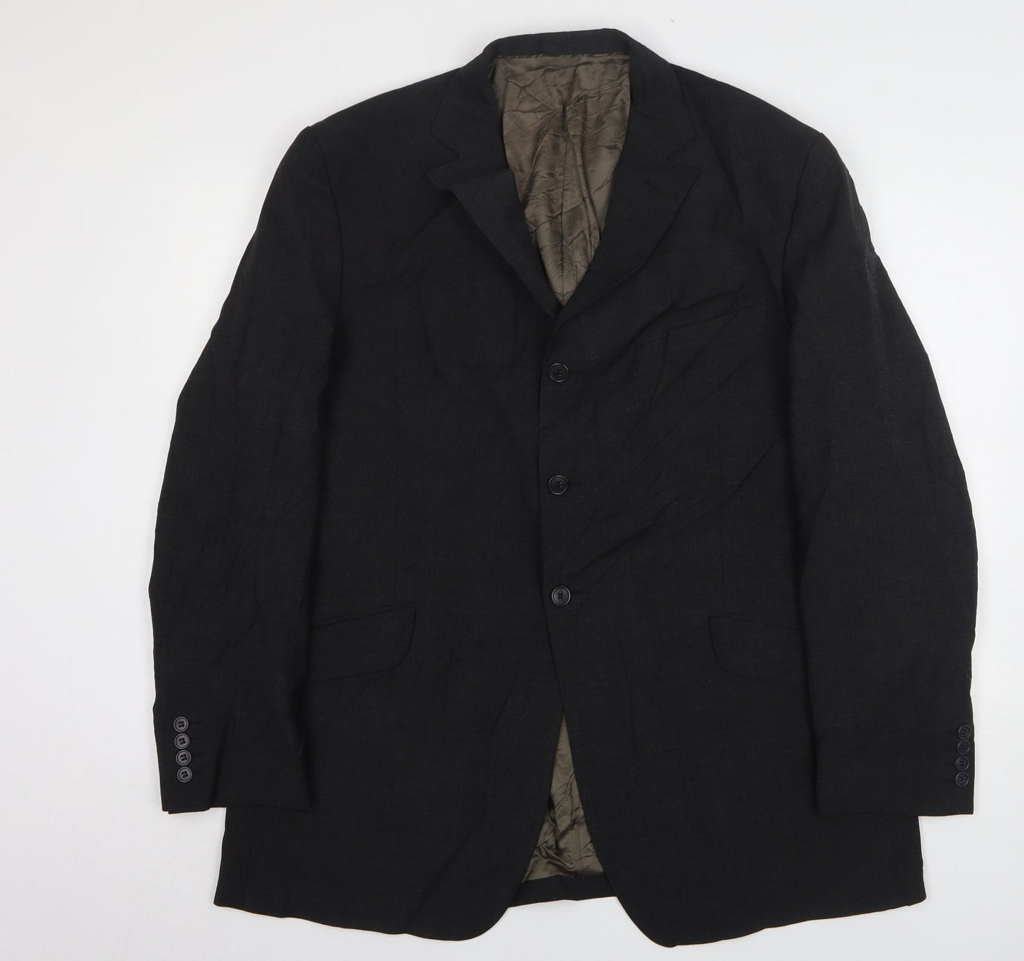 Mens UK Size 40 Impressions Regular Grey Suit Jacket