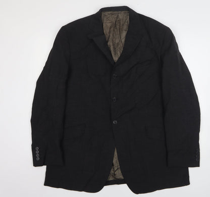 Mens UK Size 40 Impressions Regular Grey Suit Jacket