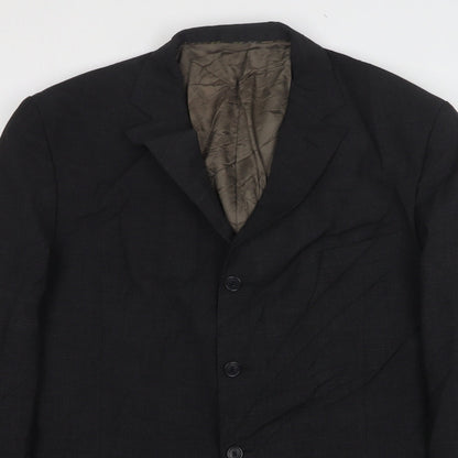 Mens UK Size 40 Impressions Regular Grey Suit Jacket