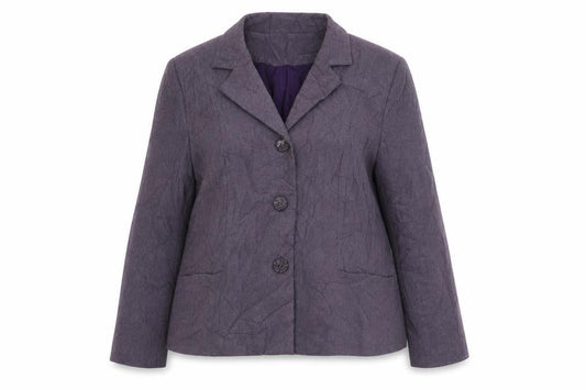 Womens UK Size 16 EWM Regular Purple Suit Jacket