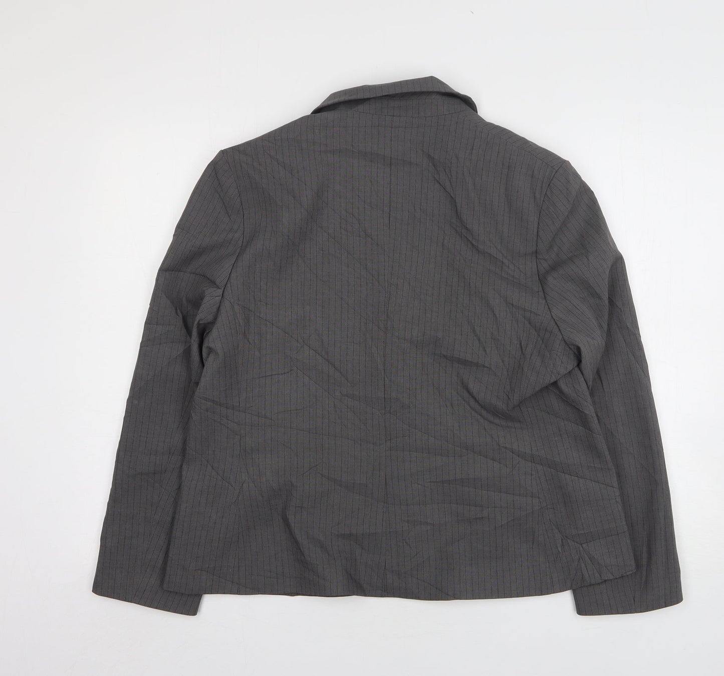 Womens UK Size 18 Marks and Spencer Petites Grey Suit Jacket