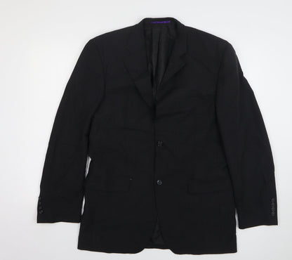 Mens UK Size 38 Taylor & Wright Regular Black Suit Jacket