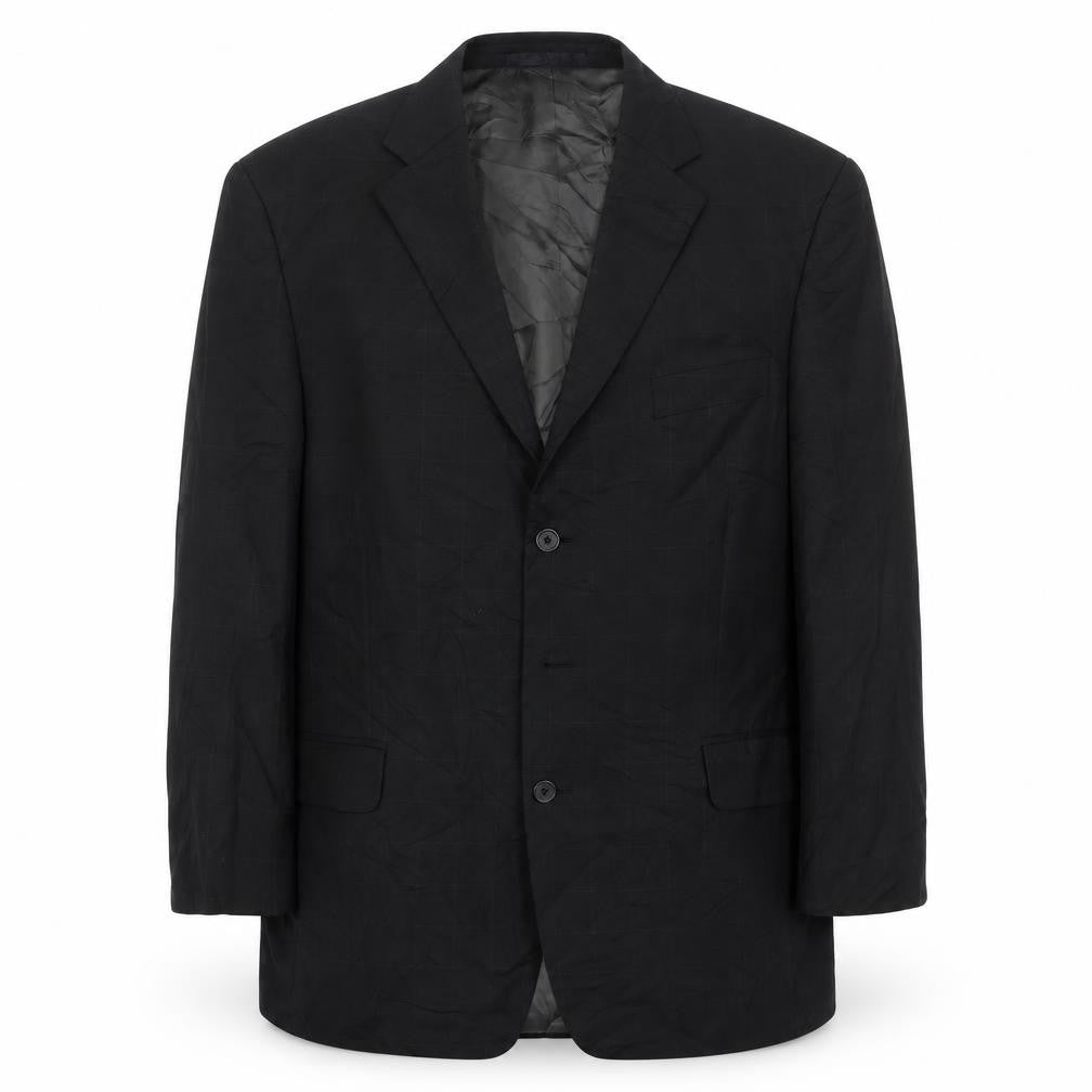Mens UK Size 42 George Regular Black Suit Jacket