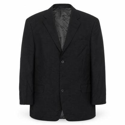 Mens UK Size 42 George Regular Black Suit Jacket