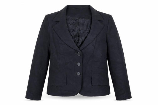 Alex & CO Womens Grey Triacetate Jacket Suit Jacket Size 14