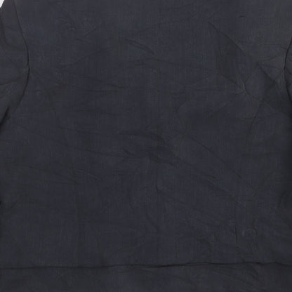 Alex & CO Womens Grey Triacetate Jacket Suit Jacket Size 14