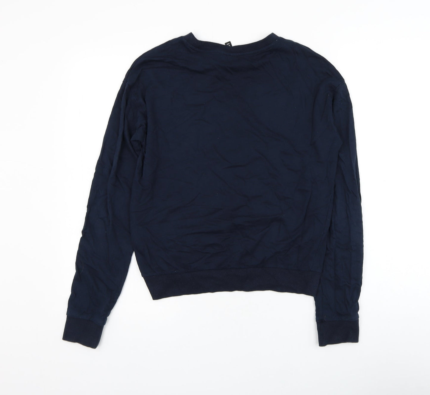 Womens UK Size XS Divided by H&M Blue Pullover Sweatshirt