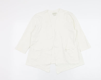 Womens UK Size 12 Monsoon White Cape Jumper