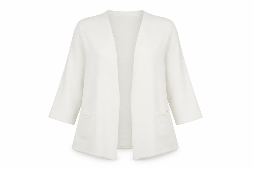 Womens UK Size 12 Monsoon White Cape Jumper