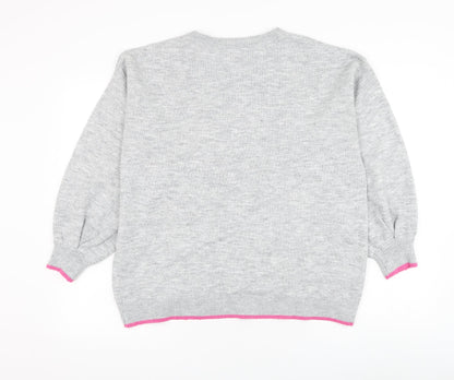Womens UK Size S Wallis Grey Pullover Jumper