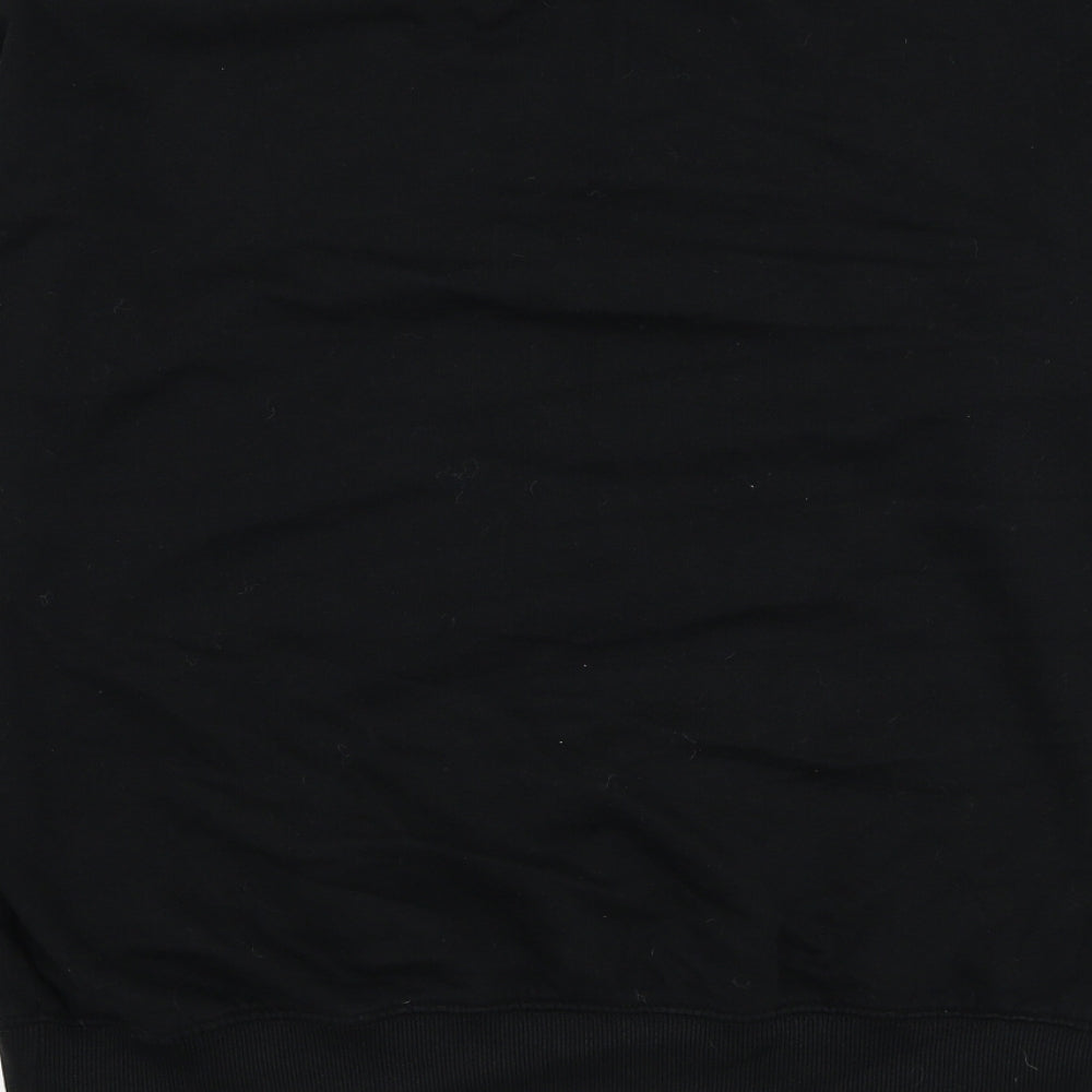 Womens UK Size M Divided by H&M Black Pullover Sweatshirt