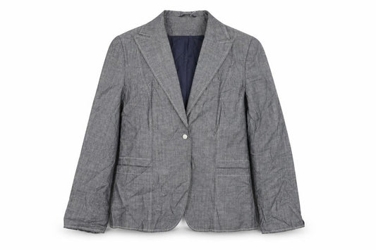 Off Shoot Womens Grey Jacket Blazer Size 14 Button