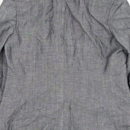 Off Shoot Womens Grey Jacket Blazer Size 14 Button
