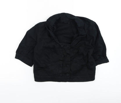 Womens UK Size 12 Topshop Black Jacket