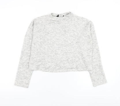 Womens UK Size 8 New Look Grey Pullover Jumper