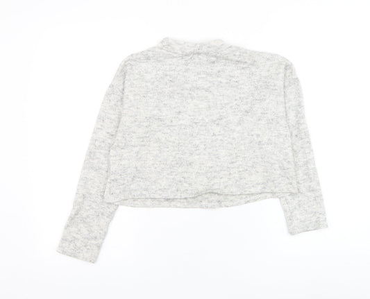 Womens UK Size 8 New Look Grey Pullover Jumper