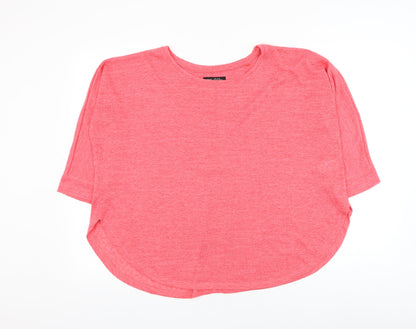 Womens UK Size 12 NEXT Pink Pullover Jumper