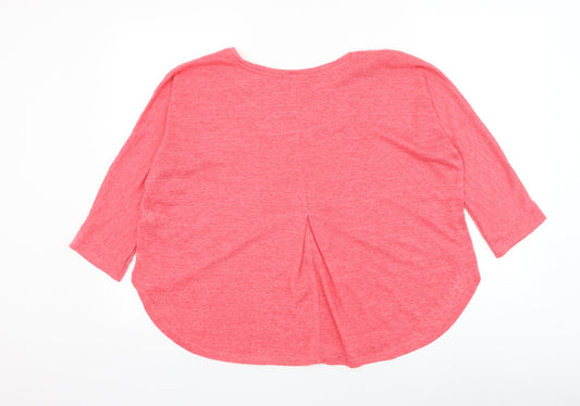 Womens UK Size 12 NEXT Pink Pullover Jumper
