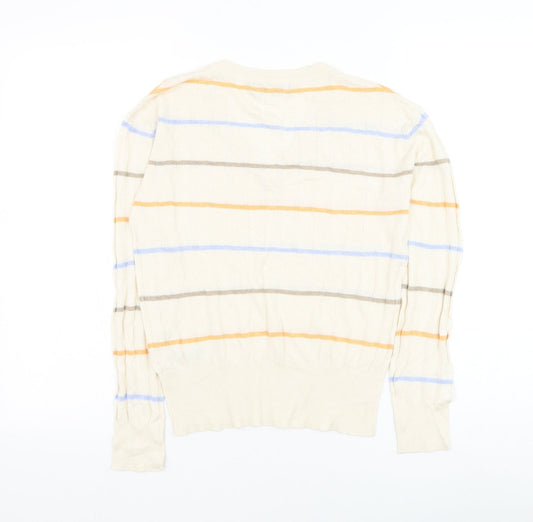 Womens UK Size S Marks and Spencer Ivory Pullover Jumper