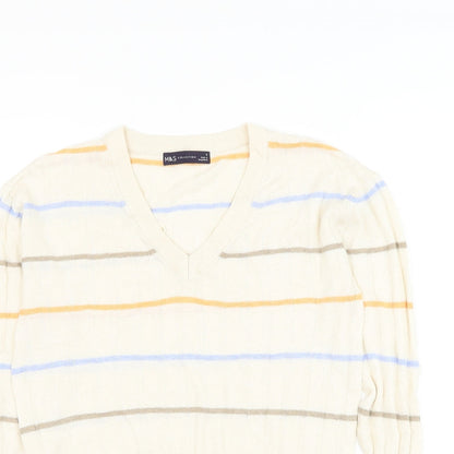 Womens UK Size S Marks and Spencer Ivory Pullover Jumper