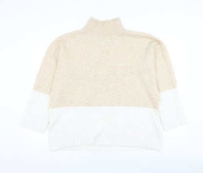 Womens UK Size 12 Bonmarché Beige Pullover Jumper