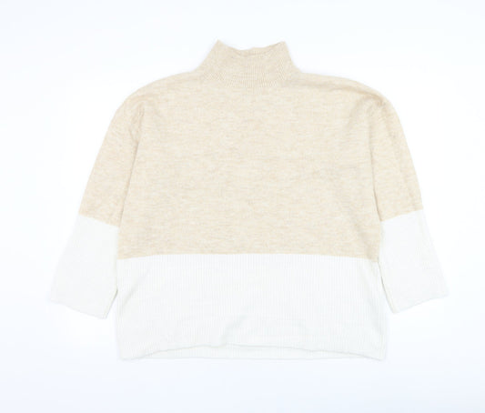 Womens UK Size 12 Bonmarché Beige Pullover Jumper