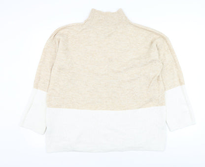 Womens UK Size 12 Bonmarché Beige Pullover Jumper