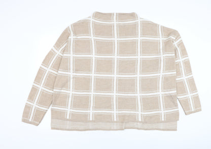 Womens UK Size 20 Marks and Spencer Brown Pullover Jumper