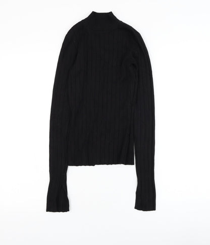 Womens UK Size XS H&M Black Pullover Jumper