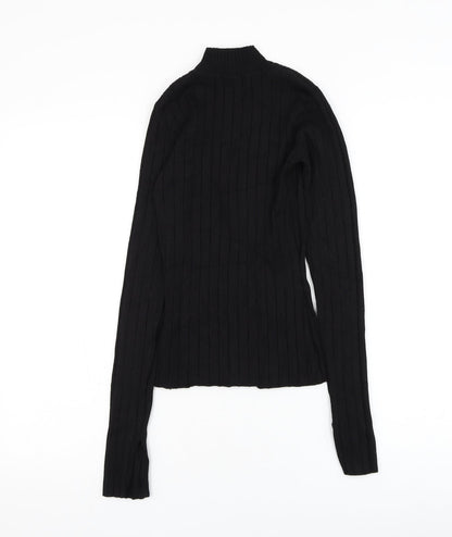 Womens UK Size XS H&M Black Pullover Jumper