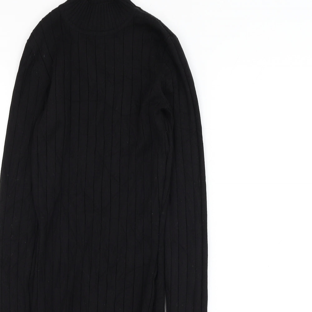 Womens UK Size XS H&M Black Pullover Jumper