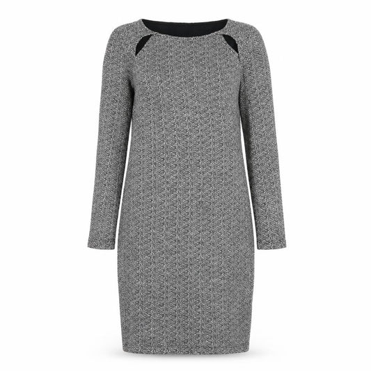 Marks and Spencer Womens White Cotton Pencil Dress Size 10 Square Neck Pullover