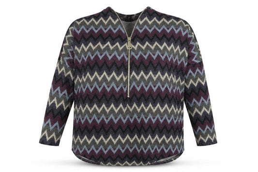 Womens UK Size 8 Izabel London Blue Pullover Jumper