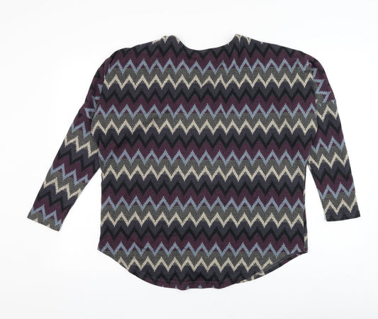 Womens UK Size 8 Izabel London Blue Pullover Jumper