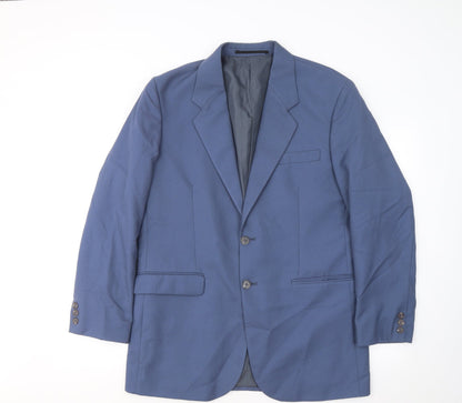 Mens UK Size 40 Premier MAN Regular Blue Suit Jacket