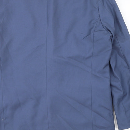 Mens UK Size 40 Premier MAN Regular Blue Suit Jacket