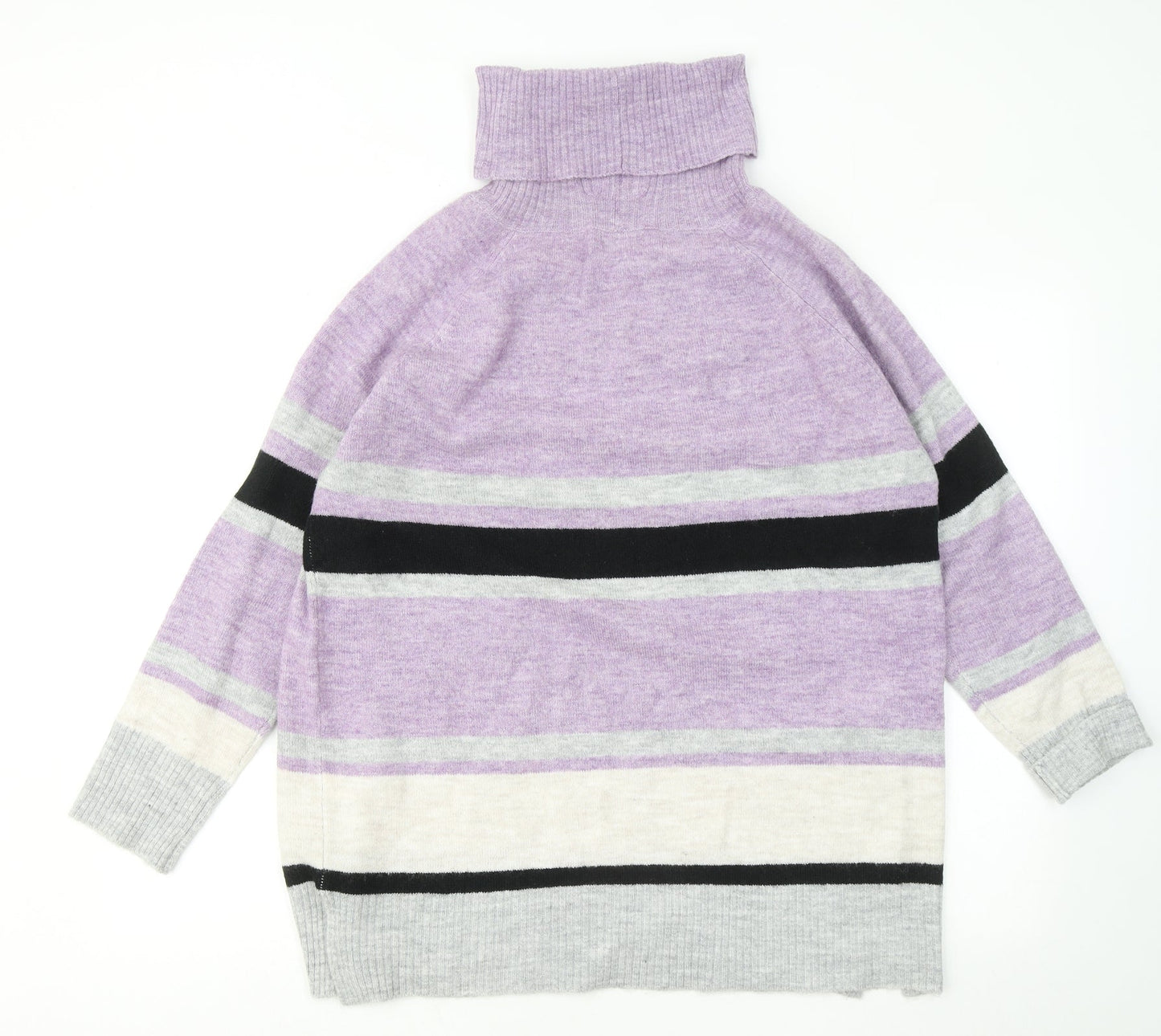 Womens UK Size 16 M&Co Purple Pullover Jumper